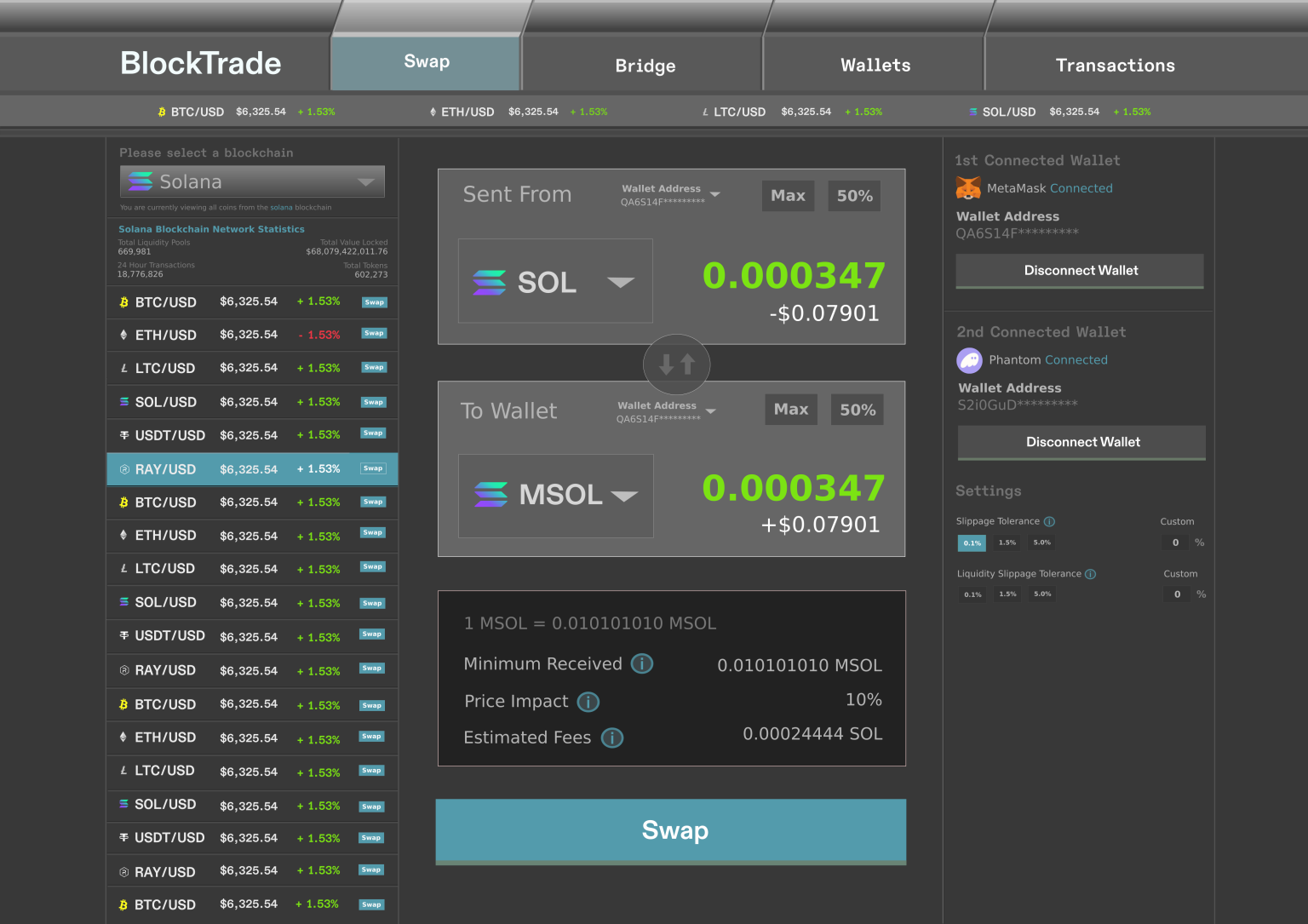 cryptocurrency-swap-website-ui-user-interface-design-blue