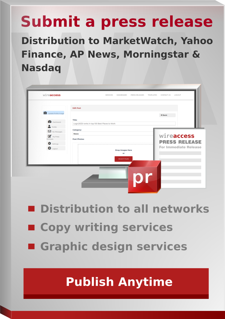 Wire Access press release distribution services ad