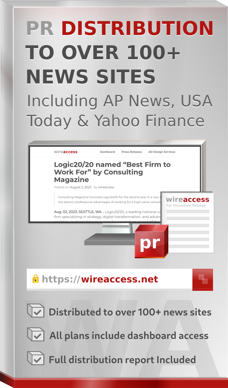 Press release distribution services wire access ad